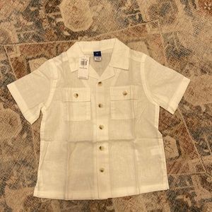 Toddler linen shirt